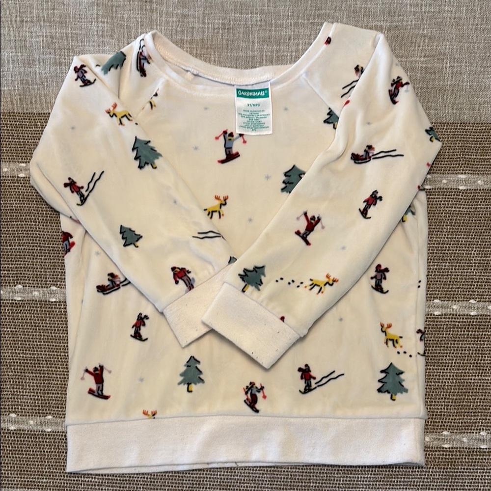 White Holiday Themed Sweatshirt